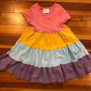 Hanna Andersson Colorblock Twirl Dress.